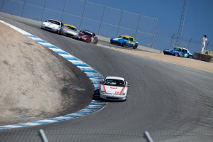 Leading the pack through the corkscrew